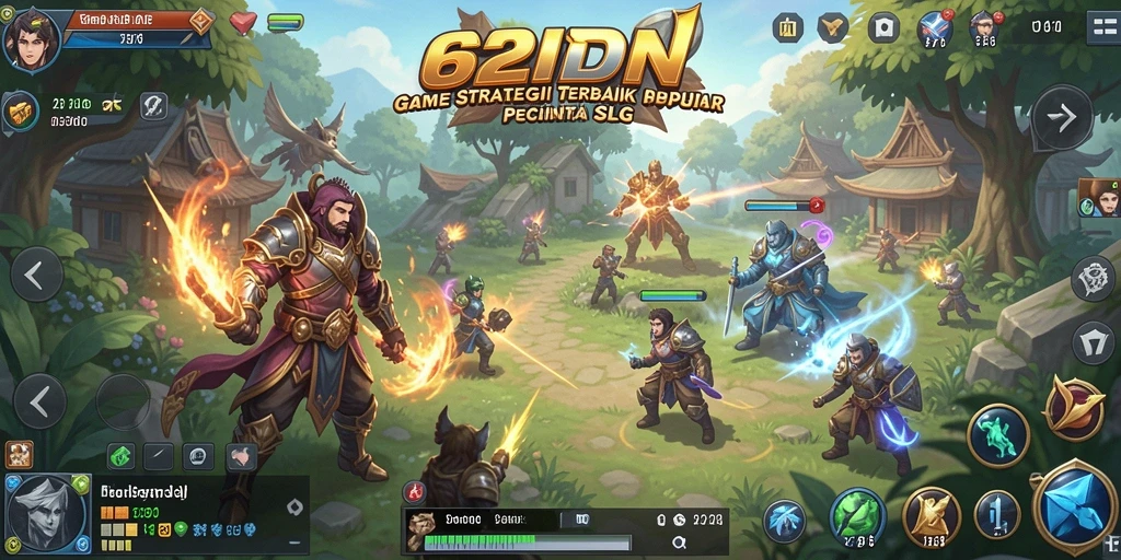 Tampilan gameplay SLG di 62IDN yang menegangkan.