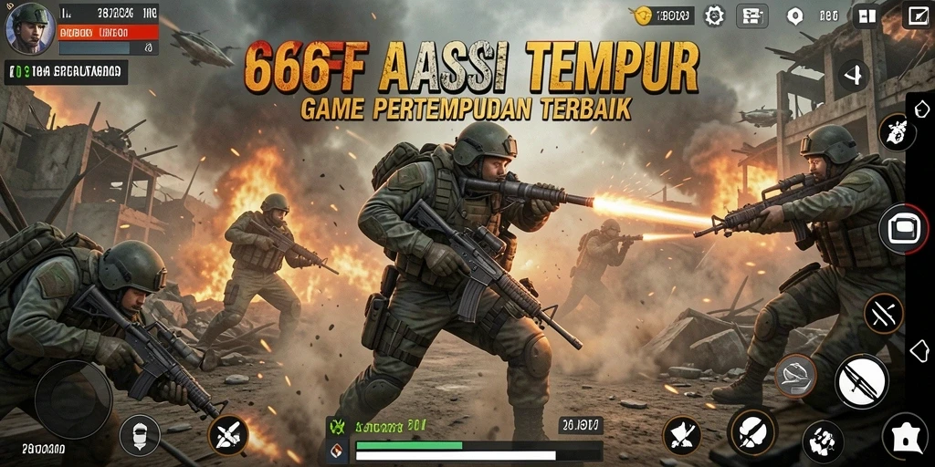 Screenshot gameplay <strong>666FF</strong> menampilkan pertempuran yang mendebarkan dan aksi seru.