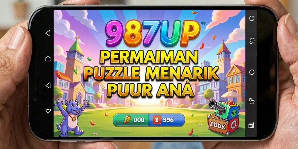 Tampilan gameplay puzzle yang seru dan menantang di 987UP.