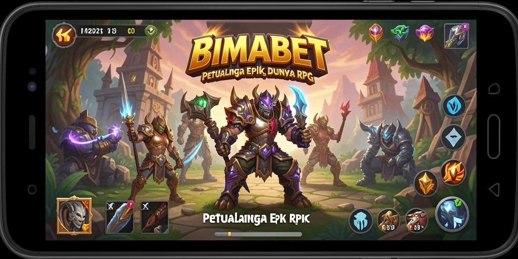 Tampilan gameplay menawan dari RPG BIMABET yang penuh aksi.