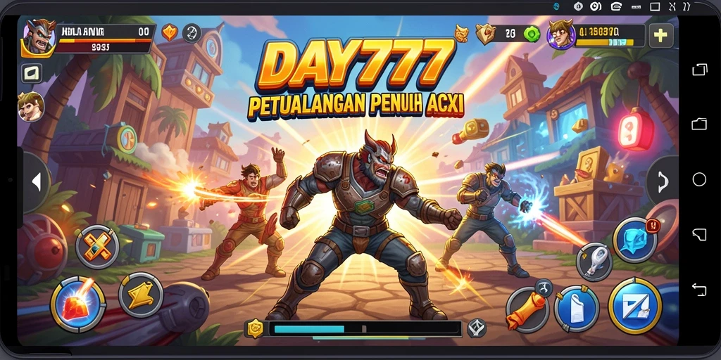 Tampilan gameplay DAY777 yang seru dan penuh aksi.