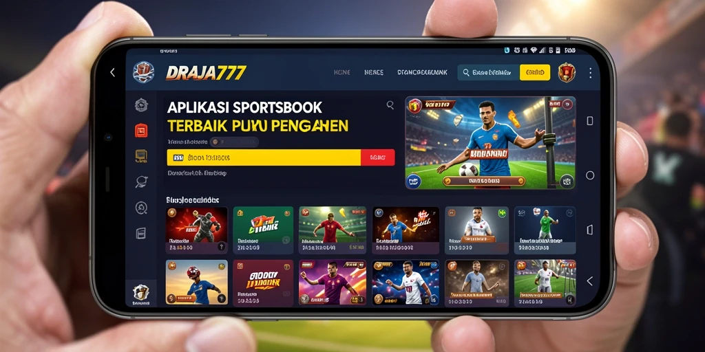 Tampilan antarmuka pengguna DRAJA777 yang menarik dan informatif.