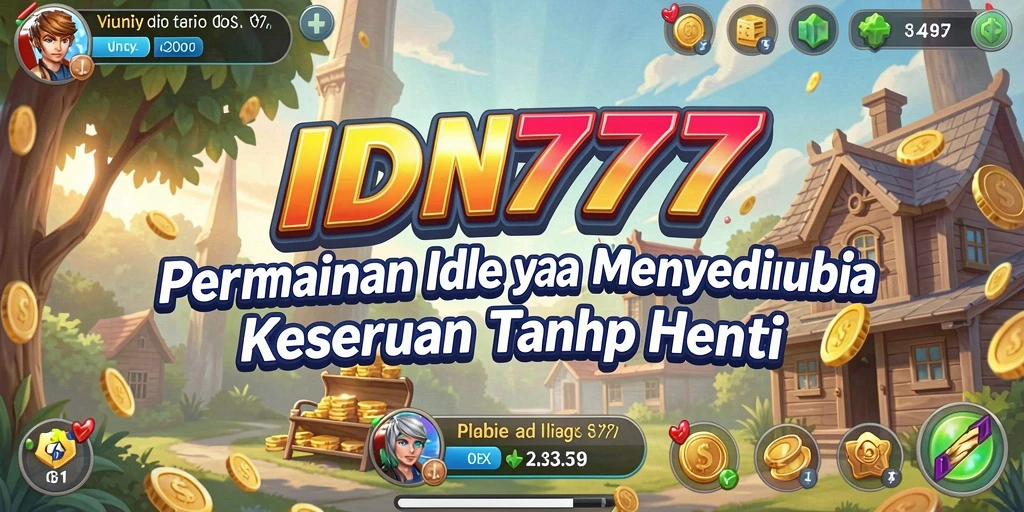 Tampilan gameplay IDN777 yang menunjukkan aktivitas Idle yang menarik.
