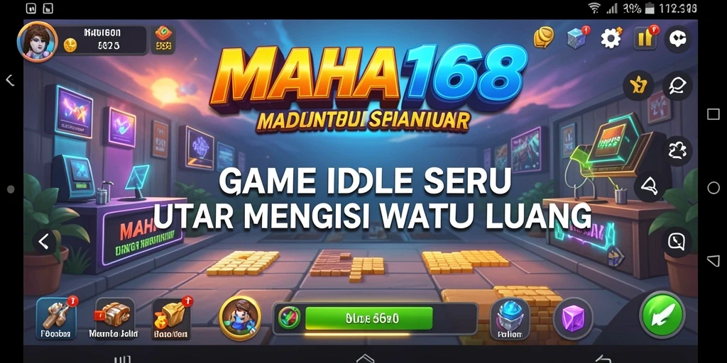 Gameplay seru di MAHA168 dengan elemen Idle yang menarik.