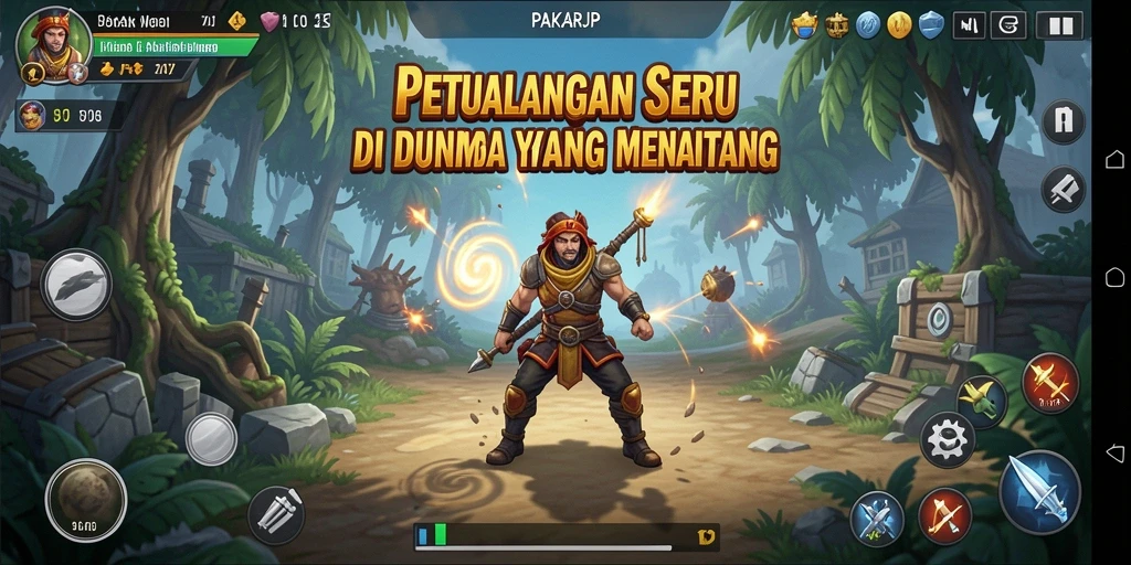 Tampilan gameplay PAKARJP yang menantang dan mengasyikkan.