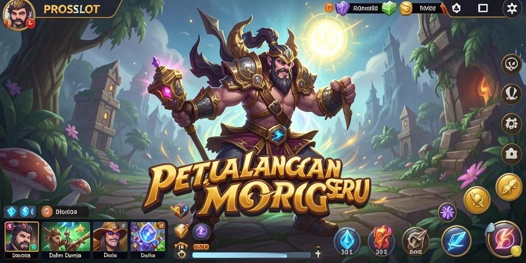 Screenshot gameplay PROSLOT menampilkan aksi seru dalam petualangan MMORPG.
