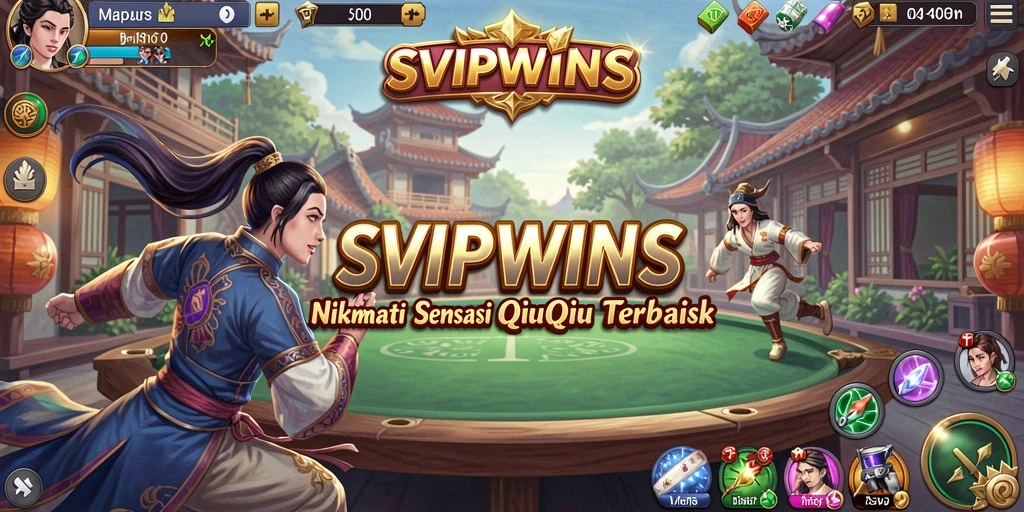 Tampilan gameplay QiuQiu yang seru di SVIPWINS.