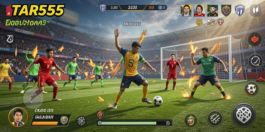 Gameplay seru TAR555 dengan pengalaman olahraga yang mendebarkan.