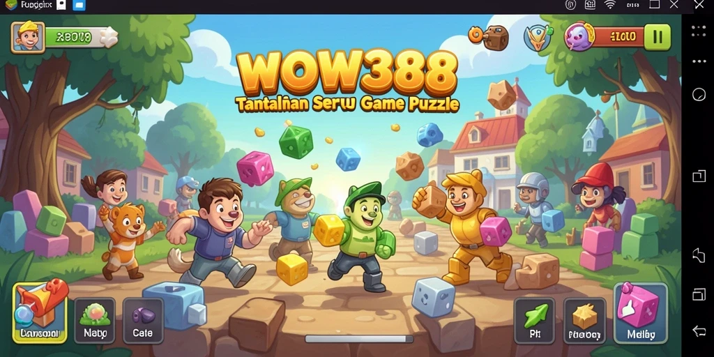 Tangkapan layar gameplay WOW388 yang penuh warna dan menantang.